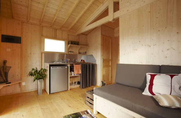Cabane Farniente intérieur