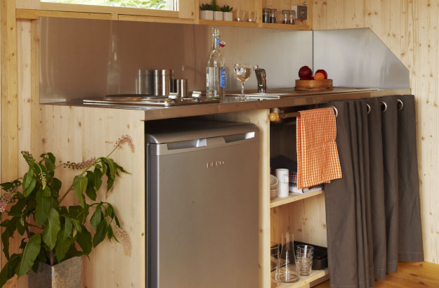 Cabane Farniente - coin cuisine