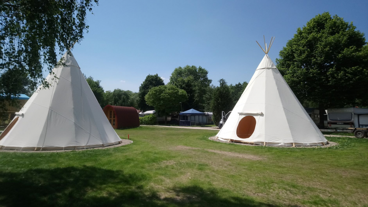 Tente Tipi indien en toile - CABANON